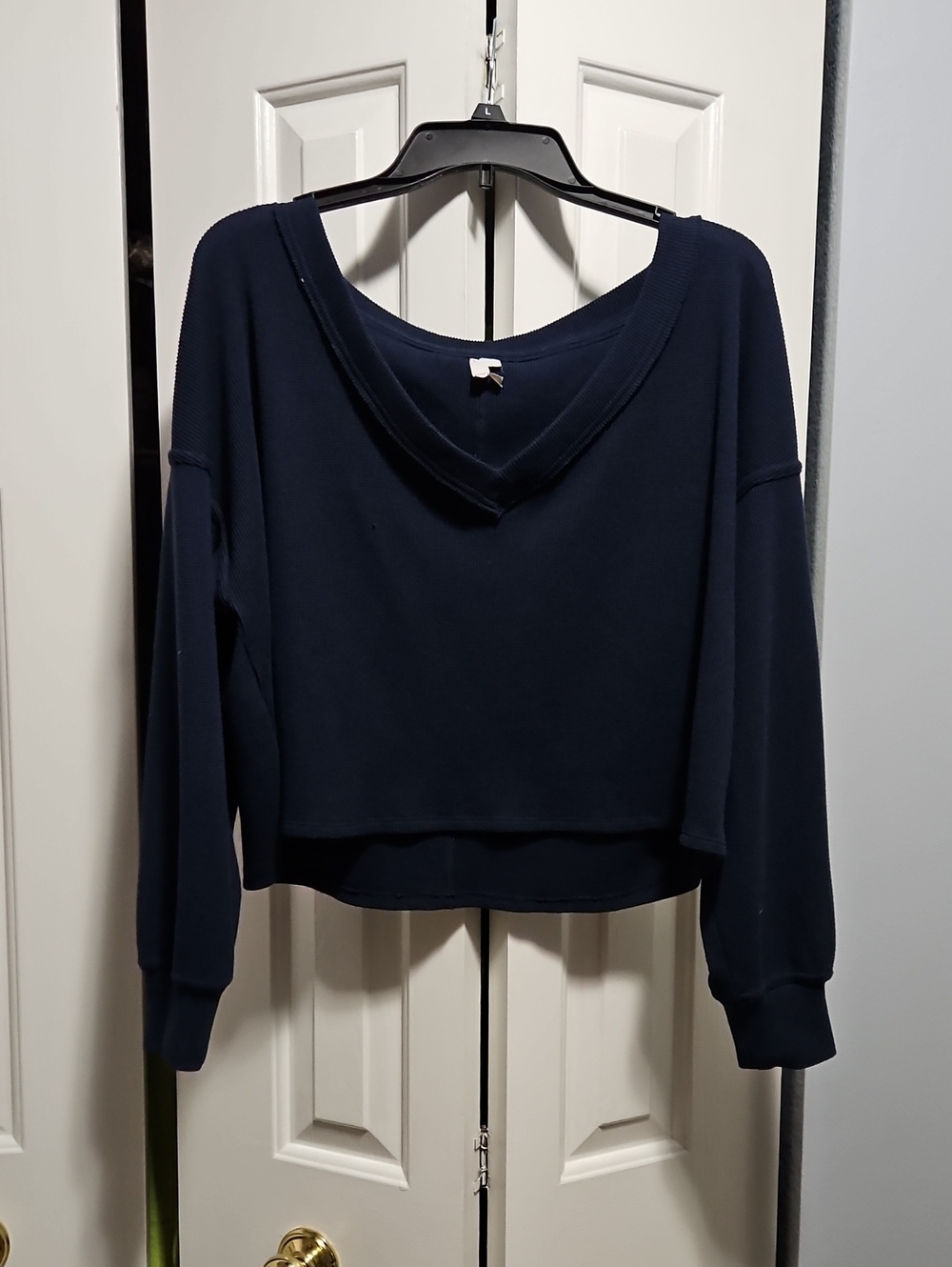 Hollister Gilly Hicks Waffle Knit Sleep Lounge Sweater